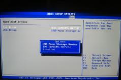 Установка Windows с флешки через BIOS